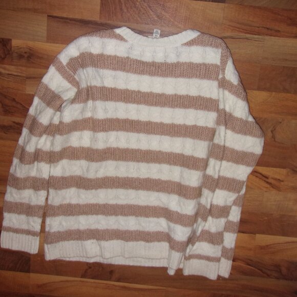 st johns bay size xxl womens knit sweater 2 x 2x soft soft fuzzy sized  striped - Picture 3 of 3